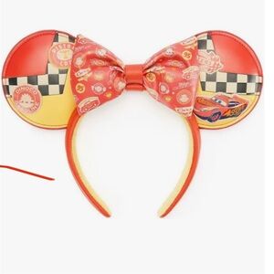 Disney Parks California Adventures Lightning McQueen Ears